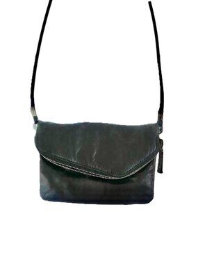 Hobo Daria Black Leather Small Cross Body Clutch Bag